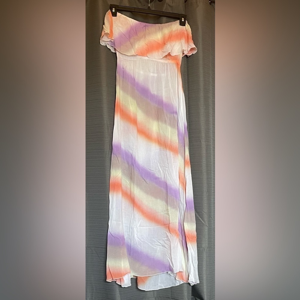 Indah striped maxi dress